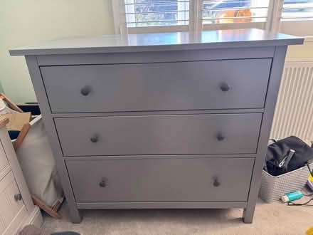 Photo of free Grey IKEA chest of drawers (Woodford IG8) #1