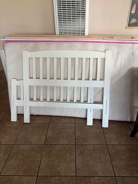 Photo of free White twin bed (38th Street Newport) #1