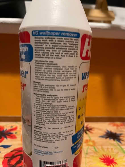 Photo of free 500ml Wallpaper remover (St Leonards TN38) #2