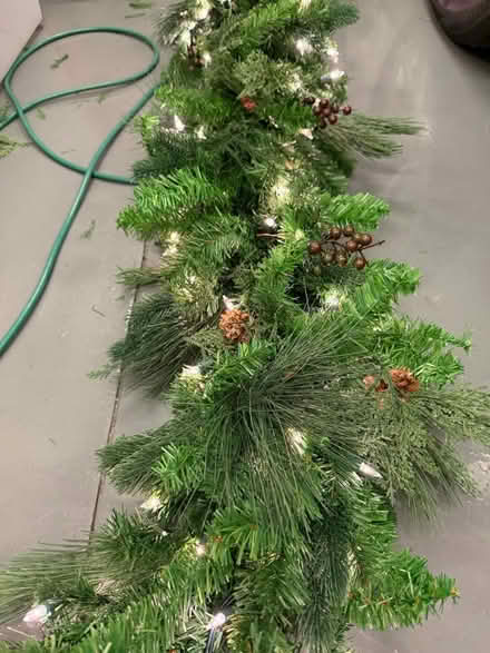 Photo of free Pre-lit Garland (second set) (Mill Valley) #2