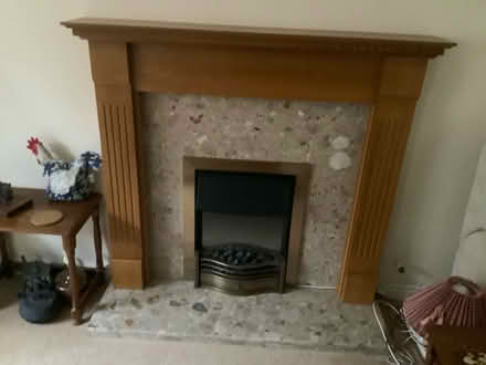 Photo of free Electric fire, hearth and surround (Wiveliscombe TA4) #1