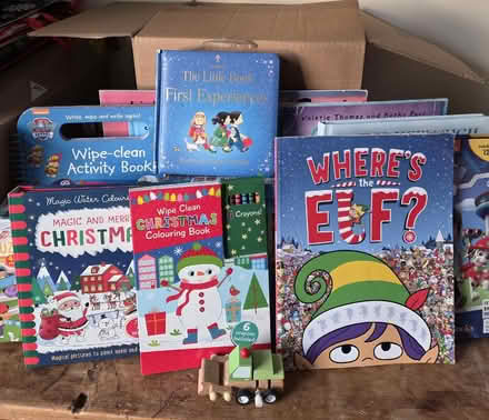 Photo of free Box of books, games and toy for kids age 3-7 (Trumpington Ward CB2) #1