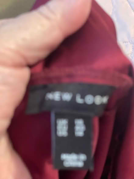 Photo of free Burgundy crop blouse size 18 (Kenilworth CV8) #1