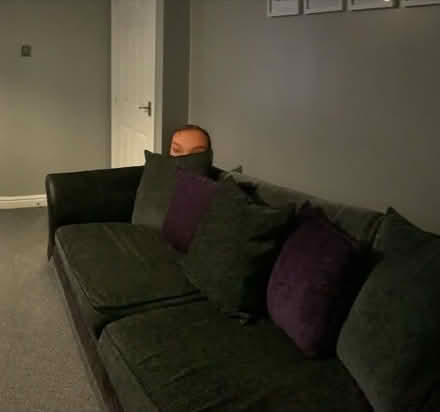 Photo of free Charcoal 3/4 seater sofa and 2 seater cuddle chair (Driffield YO25) #2