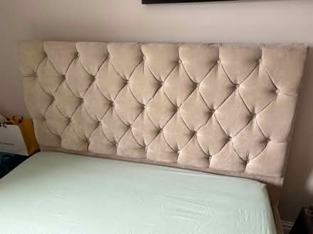 Photo of free Velvet Double Bed Frame (Flockton WF4) #2