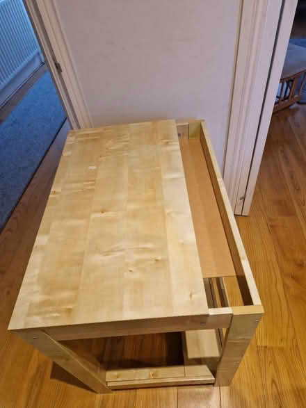 Photo of free Small wood veneer IKEA desk (Twickenham) #2