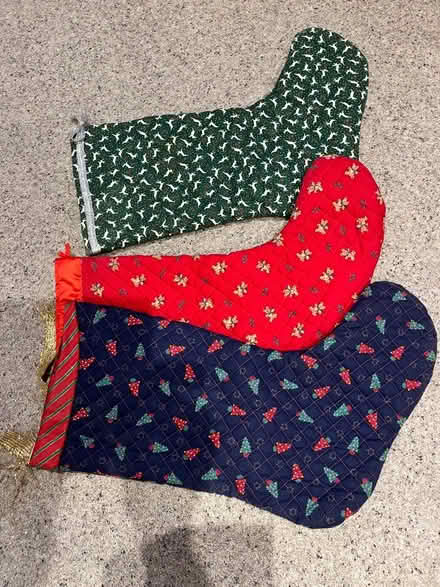 Photo of free 3 Christmas stockings & 2 hats (Heversham LA7) #1