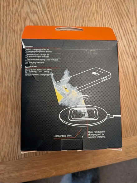 Photo of free Wireless charging pad and power supply (Irthlingborough NN9) #2