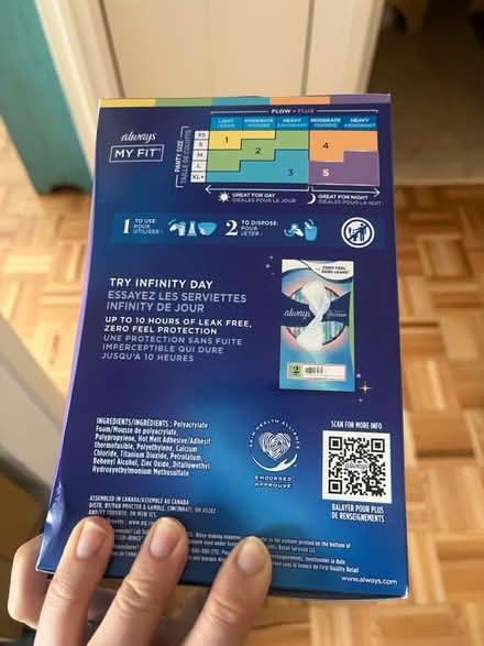 Photo of free Always pads (Spanish Harlem) #1