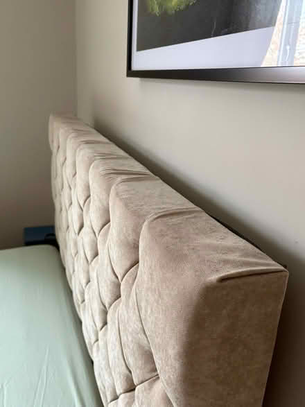 Photo of free Velvet Double Bed Frame (Flockton WF4) #3