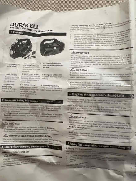 Photo of free Car jumpstarter (partially working) (SE DC (Ward 7)) #4