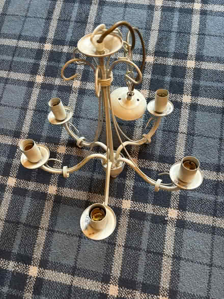Photo of free 5 arm ceiling candelabra (Bowerham LA1) #1