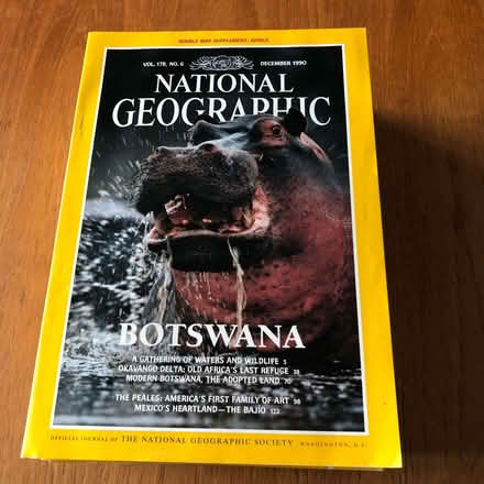 Photo of free National Geographic Magazine for 1990 -full year 12 in all (North Ascot SL5) #1