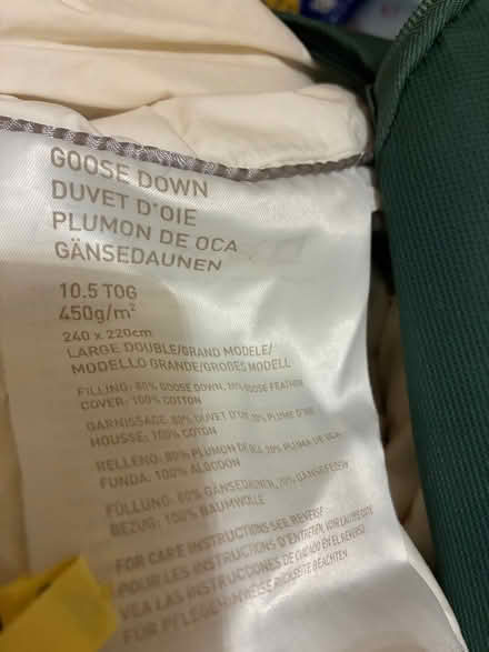 Photo of free Large double duvet (Summertown OX2) #1