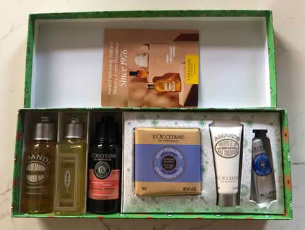 Photo of free L’Occitane gift box (St Ives PE27) #1