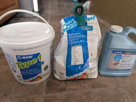 Photo of free TileBackSplash InstallationSupplies (Sylvan Township Near Chelsea) #1