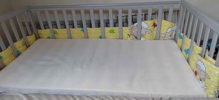 Photo of free Cot bed with mattress (Elland HX5) #4