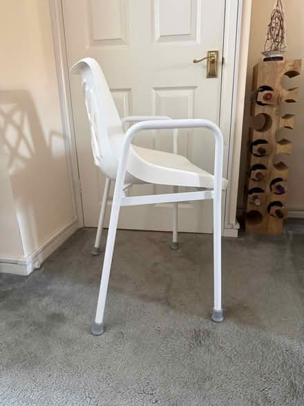 Photo of free Plastic and metal bathroom chair (Horndean PO8) #2