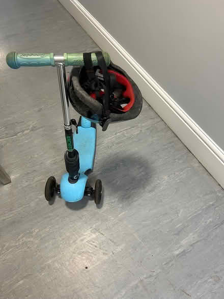 Photo of free Scooter and helmet (purley) #1
