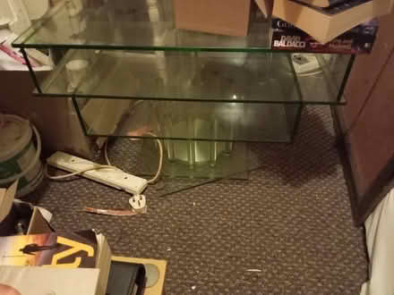 Photo of free Glass Decorative TV table (M32 Stretford) #1