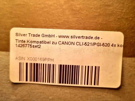 Photo of free Ink Cartridges PGI 520/CLI-521 comp (Purbrook) #2