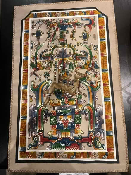 Photo of free Original Mexican Artwork on suede (Lavender Hill SW11) #1