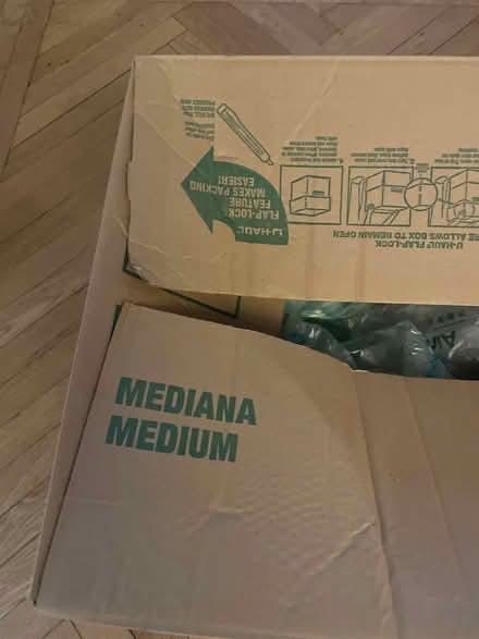 Photo of free 1 UHaul box and packing materials (Upper West Side) #2