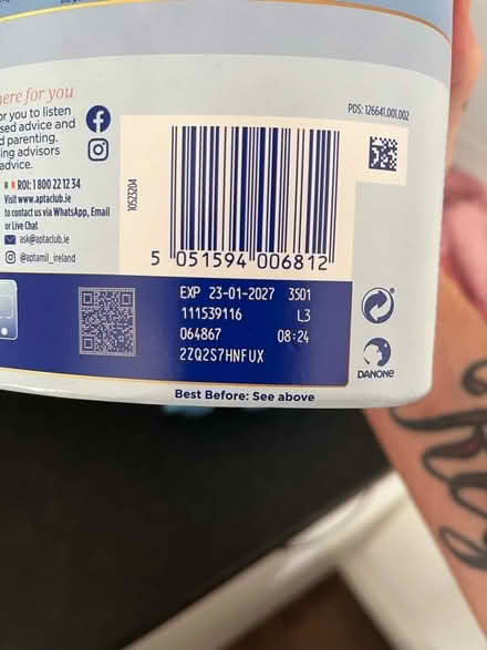 Photo of free Aptamil baby formula (unopened) (Drayton NR8) #3