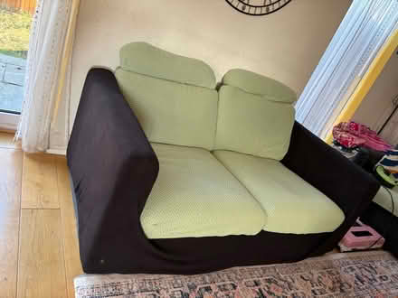 Photo of free two-seater Sofa (Lombard Business Park CR4) #1