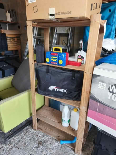 Photo of free Wooden shelving unit #2 (TN39 4JT) #1