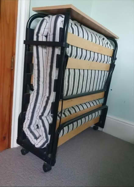 Photo of free Foldable bed with mattress (E15) #1