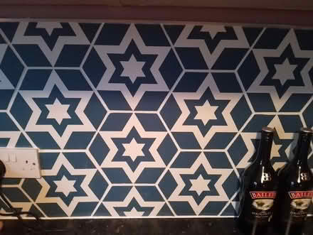 Photo of free hexagonal wall tiles (Gladstone Street SK13) #1