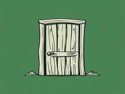 Photo of wooden door that i can use outside (Monkmoor SY2) #1