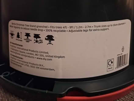 Photo of free 🎄 Christmas Tree Stand (HA3 Kingsbury/Kenton) #2