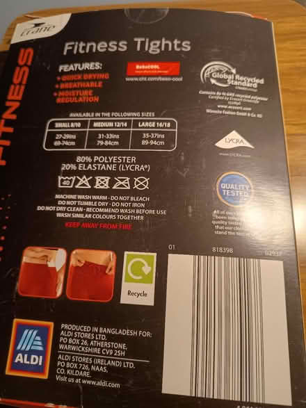 Photo of free New Fitness Tights (LU7 Leighton Buzzard) #2