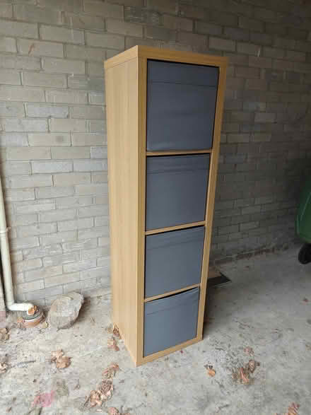 Photo of free IKEA Kallax plus Boxes (York YO24) #1