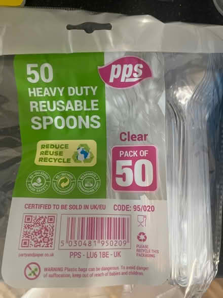 Photo of free Plastic knife, fork spoons (Stevenage SG2) #1