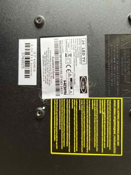 Photo of free 24ā TV DVD player (Wallington PO16) #3