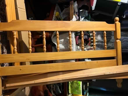 Photo of free Double pine bed frame (GL4 gloucester) #2