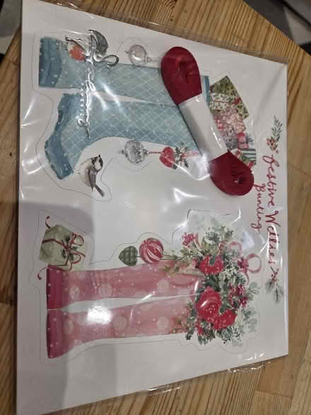 Photo of free Festive Wellies Bunting (Caterham CR3) #1