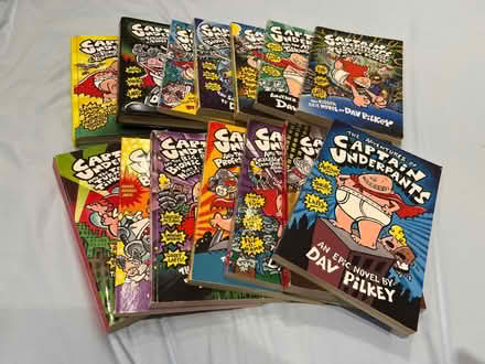 Photo of free 14 Captain Underpants books (Pirbright) #1