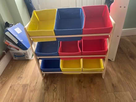 Photo of free book shelf, storage and mini piano (Merton OX25) #1