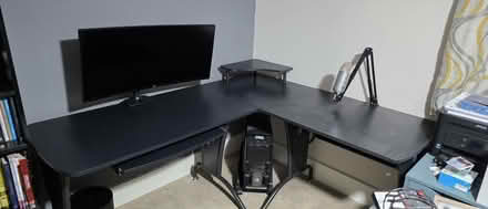 Photo of free Large corner desk - reversible. Pc gaming (Caterham on the Hill CR5) #2