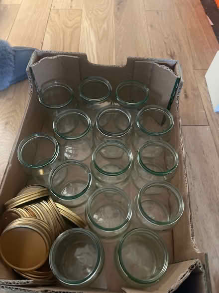 Photo of free Honey jars with lids (Great Baddow CM2) #1