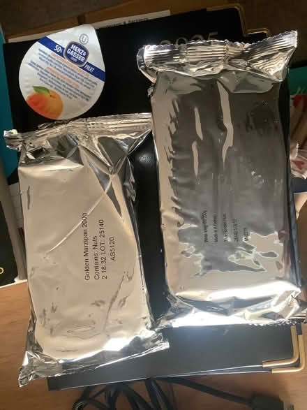 Photo of free Marzipan and icing packet from a cake box (Leighton Buzzard LU7) #1