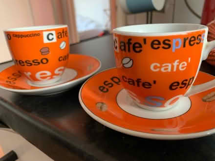 Photo of free 2 espresso cups n saucers (Rotherhithe) #1