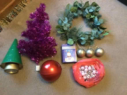 Photo of free Small selection of Christmas decorations. (Chadwick End B93) #1