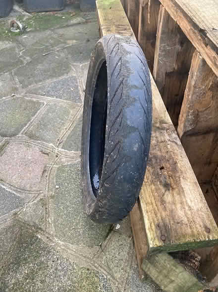 Photo of free Old motorcycle tyre (Loughton IG10) #1