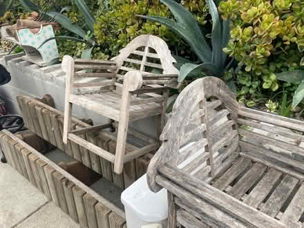 Photo of free Curb alert wood chairs office chair (Carmel valley Redwood City) #2