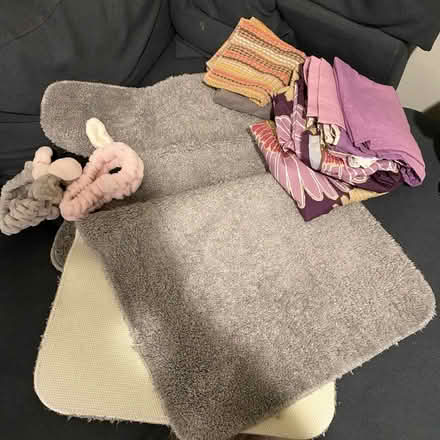 Photo of free Bathroom carpets, curtains (Bethesda, MD) #1